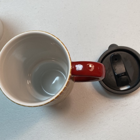 Lang "I Need Coffee Now" Ceramic To-Go Coffee Mug w/LId - Picture 4 of 6